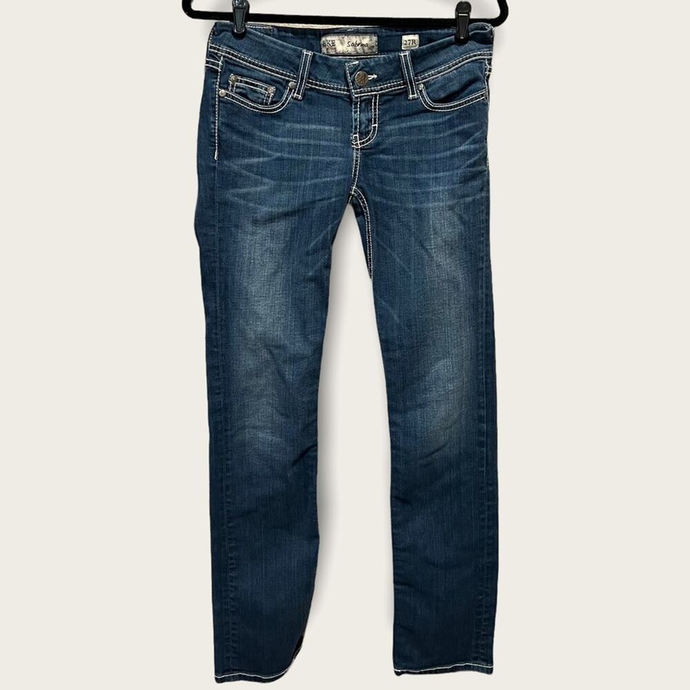 BKE Denim Sabrina Skinny Crystal Embellished Pockets Jean 27 x 31.5